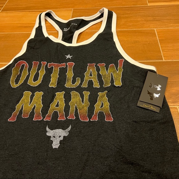 Mens Under Armour UA Project Rock Outlaw Tank Top Size Large - New - Picture 2 of 9